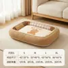 Pré-vendaOutono e inverno estilo aberto cama de gato doce princesa, espaço grande, cama e almofada para cachorro com estampa floral
