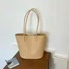 Bolsa de mão com padrão trançado feminina 2026 nova tendência verão retrô para o dia a dia bolsa de ombro única bolsa saco de grande capacidade bolsa tote