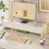 Soporte elevador de computadora de madera maciza, elevador de monitor de escritorio, organizador de estación de trabajo, base de soporte, dispositivo de soporte de pantalla