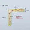 Esquinas de fábrica, escuadras planas, conectores para muebles, soportes planos, piezas rectas, escuadras de conexión en forma de T y L al por mayor