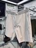 Shorts Esportivos Cinza Claro de Secagem Rápida Masculino Verão Fino Fresco Respirável Calça de Cinco Pontos Corrida ao Ar Livre Calça Reta