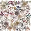 [Colección] 50 pegatinas transparentes de PET de doble cara para graffiti para decoración, álbumes de recortes DIY y pegatinas para fundas de teléfono, al por mayor