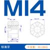 Tuerca Hexagonal Ranurada Galvanizada Flor Abierta Tuerca de Diente Fino M8M10M12M14M16M18M20M24M3048