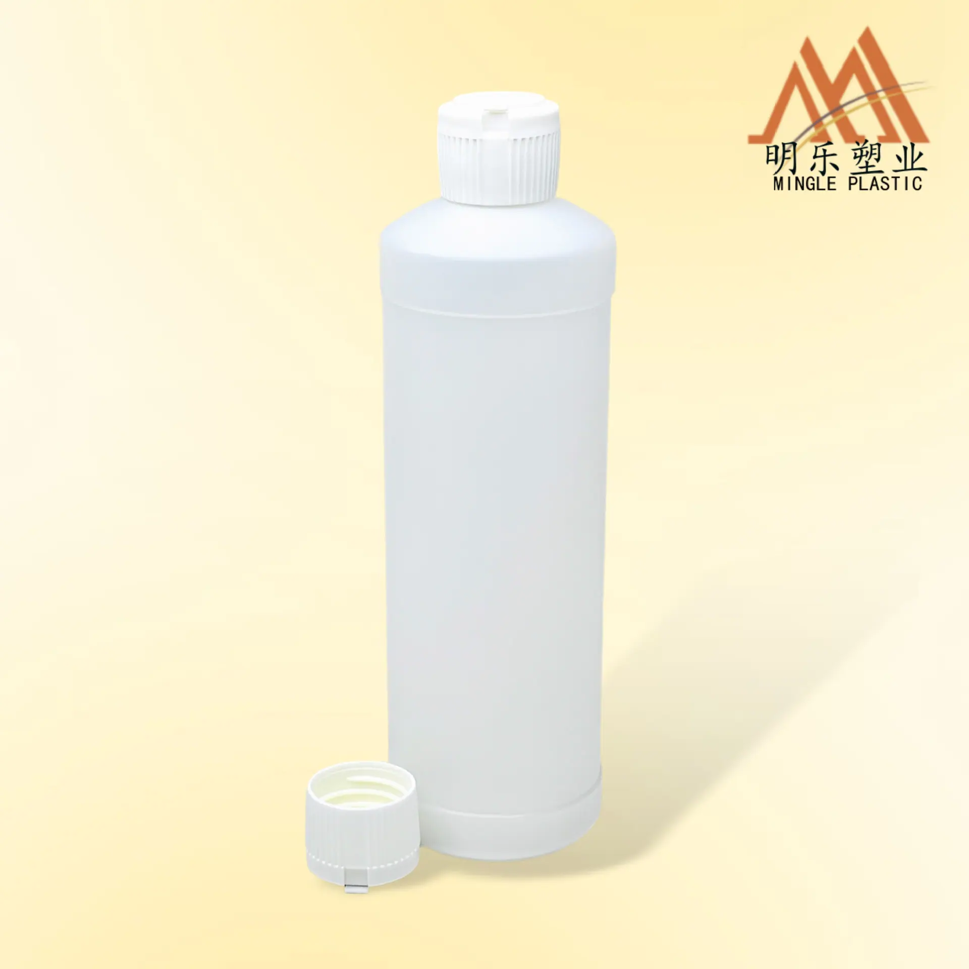 500ml标槽颜料PE瓶-08炮台盖