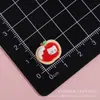 Mini Pequeño Kt Manzana Animal Pequeño Resina Brillante Accesorios Pegamento Crema DIY Accesorios para el Cabello Llavero Materiales a Juego