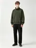 Sudadera de cuello alto con media cremallera de 320g de moda transfronteriza para hombres y mujeres, top chaqueta casual de manga larga estilo americano holgado
