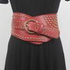 [Uso universal] Cinturón ancho retro con remaches de cintura decorativa para vestido camisero vintage Millennium