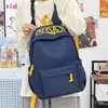 Mochila Casual Simple Nueva de Verano 2026 para Estudiantes, Alto Valor Estético, Gran Capacidad, Bolso Escolar Bordado con Letras