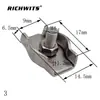 Richwits 304 Tipo Caixa Grampo Único para Cabo de Aço Grampo Yuanbao Grampo Combinado Trava de Cabo Fivela