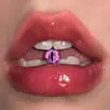 Piercing para Língua de Aço Inoxidável com Gotejamento de Óleo de Quatro Cores Personalizado com Rosca Externa Pronto para Envio Joias para Piercing Atacado Transfronteiriço