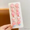 Faixa de Cabelo para Bebê Pequena Faixa de Cabelo com Polegar Elástico de Cabelo para Bebê e Criança Pequena Faixa de Cabelo Elástica Cores Puras Dopamina Fofa Faixa de Cabelo