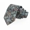 Corbata de hombre con patrón paisley, anudada a mano, estilo nuevo, poliéster, 8 cm, corbata personalizada de alta gama