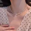Collar de Perlas en Capas con Forma de Corazón de Dopamina para Mujer, Cadena para Clavícula de Verano, Joyería de Cadena para el Cuello con Colgante de Lujo Ligero de Alta Gama