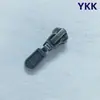 Zíper YKK Não. Zíper de metal com 5 dentes e cabeça de zíper automática quadrada para carcela de roupas e botas