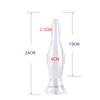 Novo Vaso Plug Anal Masturbador Feminino TPE de Alta Qualidade Transparente Alto Expansor Anal Sexy Para Uso Externo Produtos Sexuais