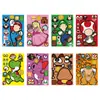 Pegatinas Transfronterizas de Super Mario Pegatinas de Dibujos Animados para Niños Pegatinas de Juego Animado Personalización de Papelería Linda para Manualidades