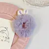 Super Orelhas de Coelho de Fada Faixa de Pelúcia para Cabelo Elástico para Rabo de Cavalo de Menina Corda de Cabelo Peluda Macia Fofa Faixa de Cabeça Faixa de Cabeça