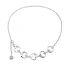 Cadena de Cintura de Metal Punk Luna Estrella Europea y Americana para Mujer Sol INS Cadena de Cinturón Simple de Moda Versátil