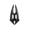 Pegatina Universal de Decoración para Carrocería de Motocicleta, Ala Fija Ala Dinámica, Cuchilla de Viento para Carenado Frontal, Cuchilla de Viento Lateral con Forma de Garra Anti-Rayaduras