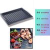 Prato de Grelha para Uso Doméstico e Externo Placa de Fritura Grande Espessada Placa de Grelha a Carvão Esmaltada Placa Antiaderente Ferramentas de Churrasco Placa de Grelha