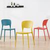 Silla de Plástico Estilo Europeo, Silla de Oficina Moderna Simple con Respaldo, Silla Creativa para Comedor para Uso Doméstico, Silla de Ocio para Cafetería para Adultos