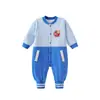 [75 Yuan por 3 Piezas] Rebaja de Invierno para Bebés y Niños Pequeños, Mono Grueso de Invierno para Niños y Niñas, Estilo Otoño e Invierno, Mameluco para Recién Nacidos