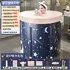 Bañera plegable para adultos con función de calefacción, bañera de asiento para uso doméstico, bañera de cuerpo entero, accesorio de baño para adultos
