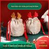 Exclusivo transfronteiriço para chifres de Natal corset de veludo bolso festa de Halloween embalagem de doces presente saco de presente atacado