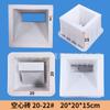 Molde de ladrillo hueco para tabique de hormigón, molde de ladrillo para decoración, molde de ladrillo hueco de plástico, fabricantes al por mayor