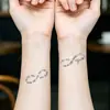 Pegatinas de tatuaje herbal para ECG de cinta de Mobius transfronteriza, inspiradas en jugos, con un diseño sofisticado, que presentan patrones florales ingleses, adecuadas tanto para hombres como para mujeres, de larga duración y resistentes al agua