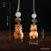 Cadena para Teléfono Móvil Zodiaco Ciprés Nuevo Llavero de Coche Chino Colgante Lindo para Bolso Colgante de Regalo