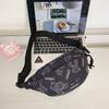 Lona Casual Ombro Bolsa Feminina 2024 Nova Bolsa Crossbody Esportes de Verão Peito Bolsa Cartoon Bonito Mulheres Cintura Bolsa