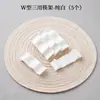 Soporte de Palillos de Cerámica de Doble Propósito para Sostener Palillos y Cucharas Públicos, Reposapalillos de Hotel, Vajilla de Restaurante, Blanco Puro con Borde Dorado, Logo Personalizado