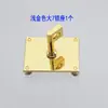 Accesorios de herrajes para bolso Kelly extragrande de platino, puente arqueado, placa base de cerradura cuadrada, candado giratorio de flecha, hebilla, tornillo, bricolaje
