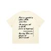 Camiseta de manga curta estampada hip hop rap hiphop europeia e americana, masculina e feminina, combinando em algodão pesado, casal, meia manga