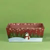 Caixa de Presente de Natal Caixa Rígida Caixa de Presente Transfronteiriça Amazon com Logo Caixa Trapezoidal Caixa de Papel Kraft Atacado