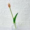 Simulación transfronteriza de una sola fruta pequeña, tulipán de goma suave, adornos florales para boda, decoración del hogar, flores artificiales falsas.