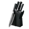 Set de Cuchillos Duraderos Sin Afilar, Cuchillo de Cocina de Acero Inoxidable Sin Afilar, Ultraafilado para Cortar Carne, Rebanar y Picar Huesos, para Uso en Cocina Doméstica