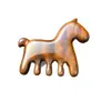 Pente Personalizado Multifuncional de Sândalo para Cavalo Pente de Massagem para Couro Cabeludo Raspador de Cabeça Terapia Capilar Pente de Meridianos Pente do Ano do Cavalo