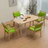 Mesas e Cadeiras Amigáveis para Idosos, Mesas Amigáveis para Idosos, Mesas e Cadeiras de Jantar para Idosos, Conjuntos de Mesa e Cadeira de Jantar em Madeira Maciça para Casas de Repouso