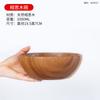 Bacia de madeira e bacia de amassar grande bacia de madeira de estilo japonês tigela de bambu espessada tigela de salada de vegetais tigela de máscara facial letras