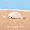 Ornatos de Micro-Paisagem Leões-Marinhos Artificiais, Focas, Animais Pequenos, Animais Criativos Montados no Carro Resina Artesanato DIY Acessórios Decorativos