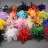 Boda Novia Blanco Malla Tocado Accesorios para el Cabello Actuación Escénica Foto Cabeza Flor Horquilla Flor Borde Clip Accesorios