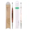 Pluma de Manicura y Tallado Doble Cabezal Personalizada de Fábrica Pluma de Silicona Multifuncional Pluma de Pegamento Raspador Color en Relieve Herramienta para Salón de Uñas