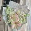 Xinyou Produto Novo Original Série Flor do Nevoeiro Papel de Presente para Floristas, Buquês de Flores Frescas, DIY Artesanal Papel de Presente Floral Suave