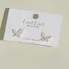 Pendientes de Mariposa Frescos y Suaves para Mujer, Accesorios Versátiles de Estilo Sencillo de Nicho para el Día a Día y el Trabajo, Pendientes al por Mayor de Yiwu