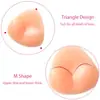 Almohadillas de silicona gruesas para el pecho, insertos invisibles para trajes de baño con tiras de bikini, almohadillas para el pecho para nadar, realzadores de pecho integrados para pechos pequeños