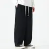 Pantalones Harem de Pana Rectos Ajustados para Hombre de Primavera y Otoño, Talla Grande, Estilo Chino, Pantalones Casuales Sueltos para Hombre