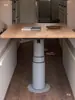 Estrutura de Mesa Elevatória para RV, Acessórios para Conversão de Cama de Trailer, Pernas de Mesa Deslizantes Pneumáticas de Quatro Vias em Liga de Alumínio, Expansão da Mesa