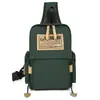 Bolsa de Ombro Masculina para Pendular Novo Estilo Coreano Leve Casual Grande Capacidade Bolsa de Peito Bolsa Transversal Fashion Masculina e Feminina